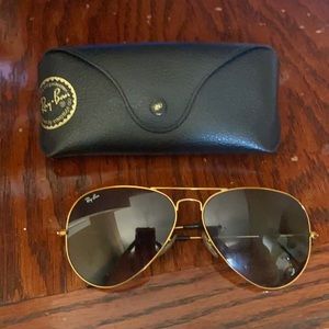 Ray-Ban Classic Gold Frame Sunglasses
